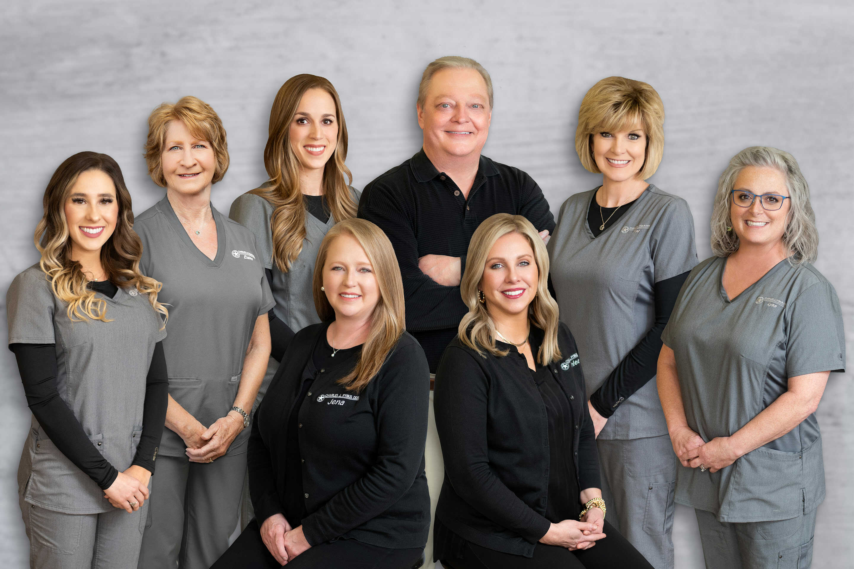 staff of the dental office of Charles Pybus DDS